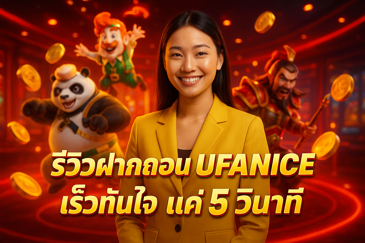 รีวิวฝากถอน UFANICE เร็วทันใจ แค่ 5 วินาที